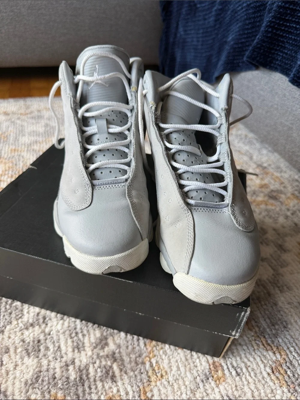 Men's Basketball Sneakers - Light Gray